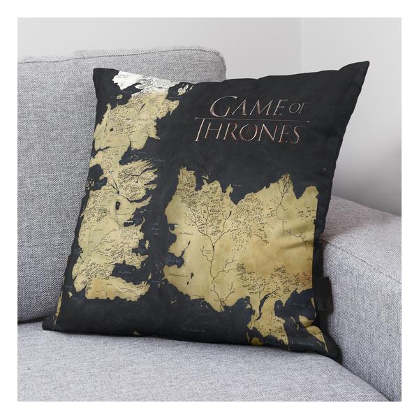 FUNDA DE COJÍN 100% ALGODÓN 45X45CM MODELO GAME OF THRONES B