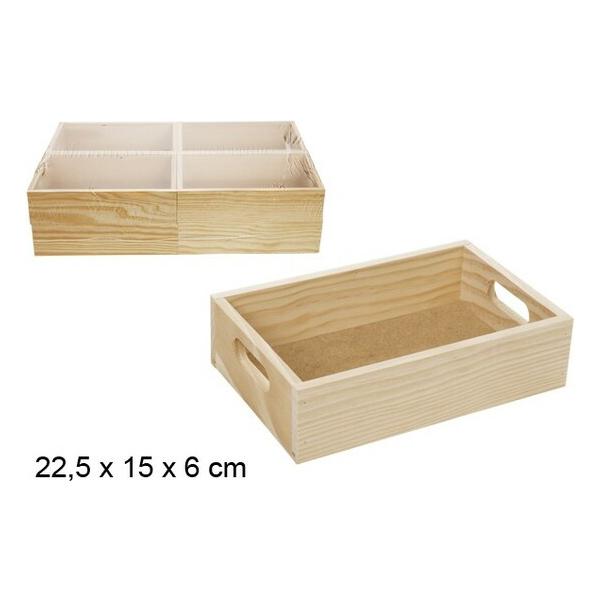 CAJA MADERA - 25,5X15X6CM