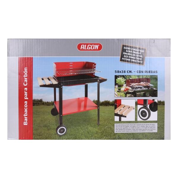 BARBACOA C/RUEDAS 58X38CM ALGON