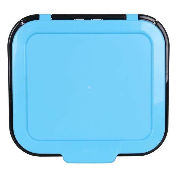 CUBO BASURA COVERLINE 44L NEGRO/TAPA AZUL - imagen 2