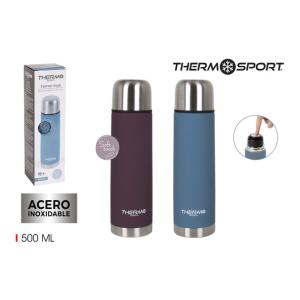 TERMO INOXIDABLE 500ML SOFT TOUCH - 2 SURTIDOS