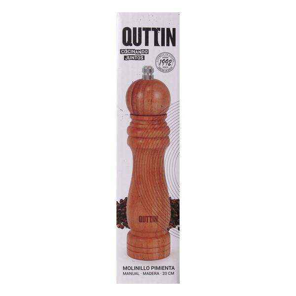 MOLINILLO PIMIENTA MADERA 20CM QUTTIN - imagen 1