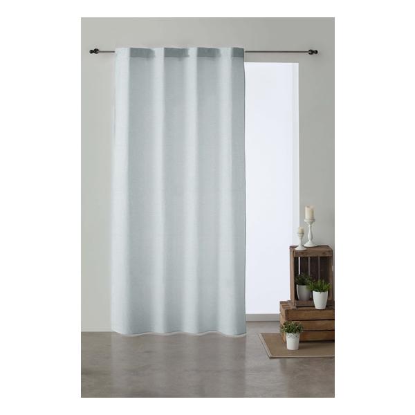 CORTINA DOBLADILLO VISILLO C/19 CELESTE 140X260