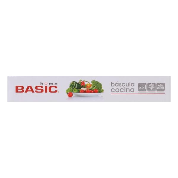 BASCULA COCINA DIGITAL 7KG BASIC HOME - imagen 2