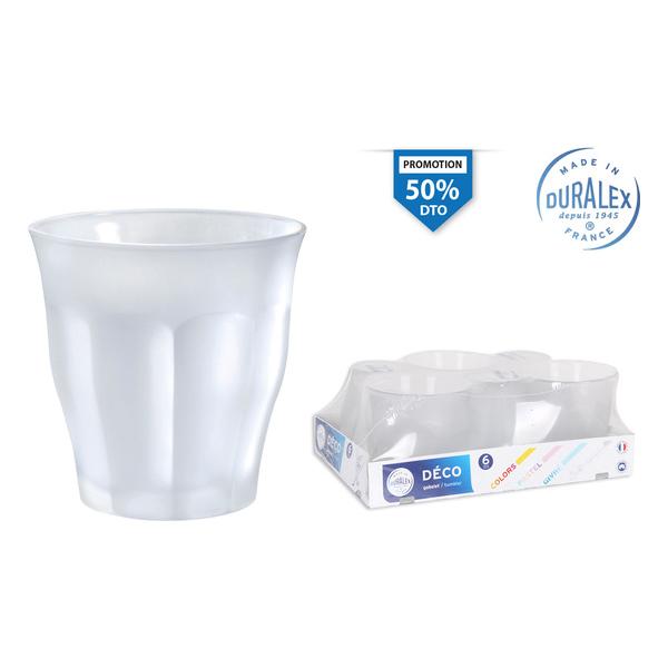 SET 6 VASOS FROSTED 25CL PICARDIE