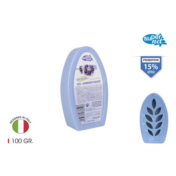 AMBIENTADOR GEL 100GR.LAVANDA SUPERNET - imagen 2