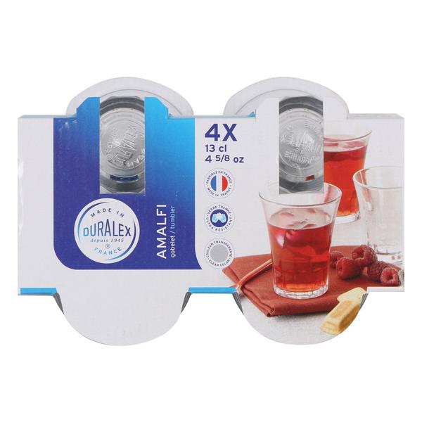 SET 4 VASOS TRANSPARENTE 13CL AMALFI - imagen 3