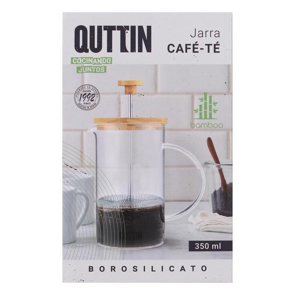 JARRA CAFETE BOROSS 350ML T/BAMBU QUTTIN - imagen 1