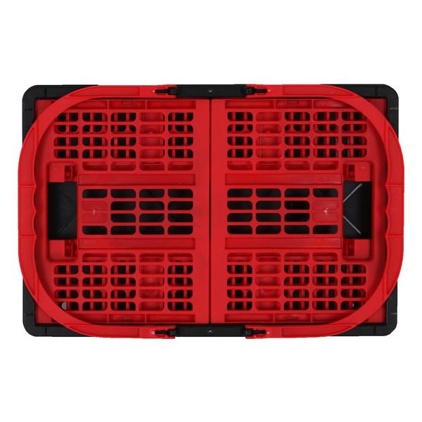 CAJA PLEGABLE C/ASAS 16L VOILА ROJO/NEGRO - imagen 2