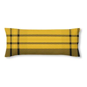 FUNDA DE ALMOHADA 100% ALGODÓN MODELO HUFFLEPUFF CUADRO DE 80X80 CM.