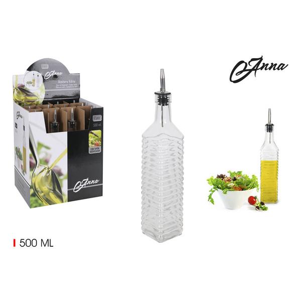 ACEITERA VIDRIO 500ML T/METAL ANNA - imagen 3