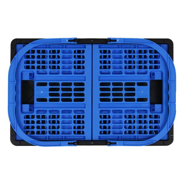 CAJA PLEGABLE C/ASAS 16L VOILА AZUL/NEGRO - imagen 2