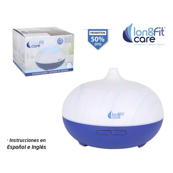 HUMIDIFICADOR DIFUSOR AROMAS 6H LONGFIT