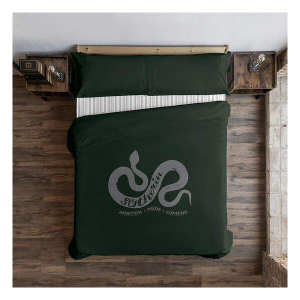 FUNDA NÓRDICA CON BOTONES 100% ALGODÓN MODELO SLYTHERIN VALUES PARA CAMA DE 180 (260X240 CM) - imagen 3