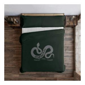 FUNDA NÓRDICA CON BOTONES 100% ALGODÓN MODELO SLYTHERIN VALUES PARA CAMA DE 180 (260X240 CM)