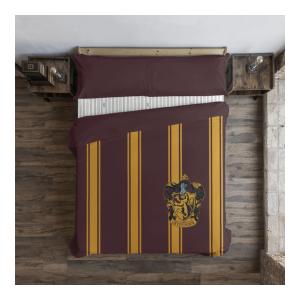 FUNDA NÓRDICA CON BOTONES 100% ALGODÓN MODELO GRYFFINDOR RAYAS PARA CAMA DE 135/140 (220X220 CM)