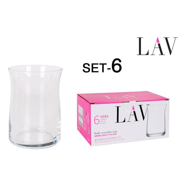 SET 6 VASOS 275CC VERA