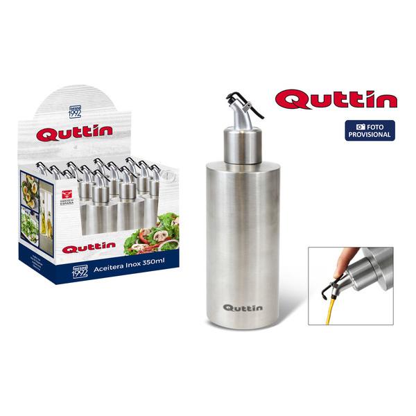 ACEITERA INOX 350ML C/TAPÓN QUTTIN