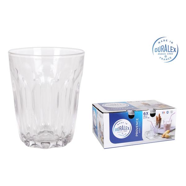 SET 6 VASOS TRANSP. 25CL PROVENCE