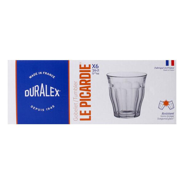 SET 6 VASOS TRANSPARENTE 16CL PICARDIE - imagen 1