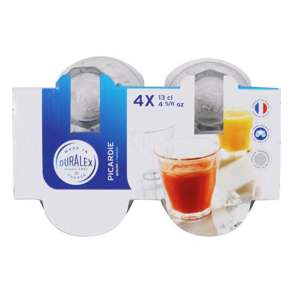 SET 4 VASOS TRANSPARENTE 130CC PICARDIE - imagen 3