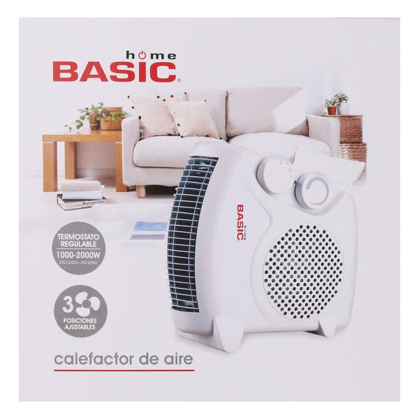 CALEFACTOR AIRE 10002000W 2 POSICI BASIC HOME