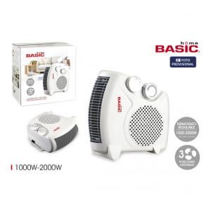 CALEFACTOR AIRE 10002000W 2 POSICI BASIC HOME