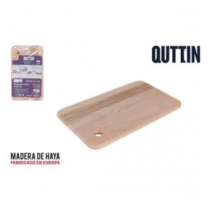 TABLA PARA CORTAR DE MADERA 37X22CM QUTTIN