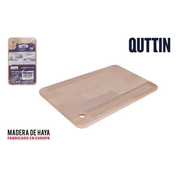 TABLA PARA CORTAR DE MADERA 45X27CM QUTTIN