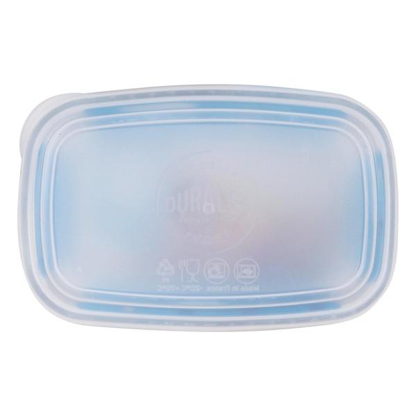 FIAMBRERA TRANSPARENTE 15CM RECTANGULAR C/TAPA FRESHBOX - imagen 2