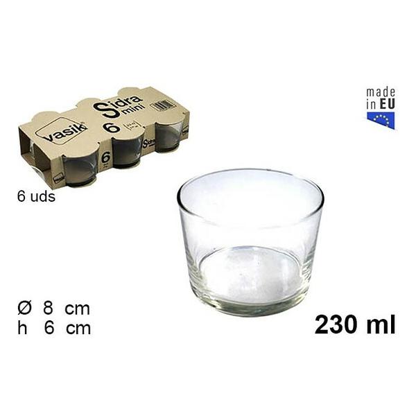 VASO CRISTAL SIDRA MINI 230ML