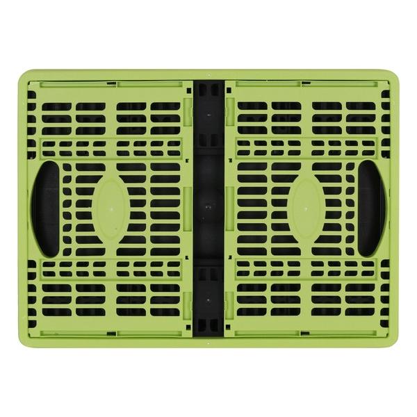 CAJA PLEGABLE 32L 47.5X35X23.6CM VOILА VERDE/NEGRO - imagen 1