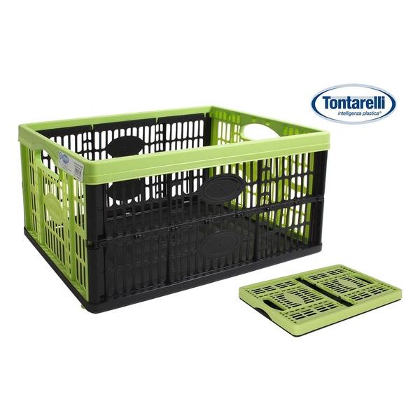 CAJA PLEGABLE 32L 47.5X35X23.6CM VOILА VERDE/NEGRO - imagen 3