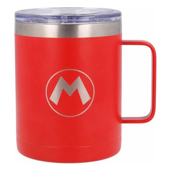 TAZA TERMO ACERO INOXIDABLE SUPER MARIO BROS NINTENDO 380ML