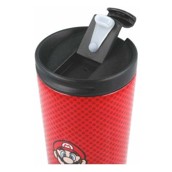 VASO CAFE ACERO INOXIDABLE SUPER MARIO BROS NINTENDO 425ML - imagen 3