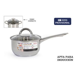 CAZO 16CM 2L ACERO INDUCCIÓN CON TAPA NEW NERON