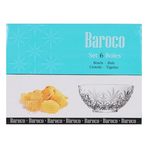 SET 6 BOLS 10.6CM BAROCO - imagen 3