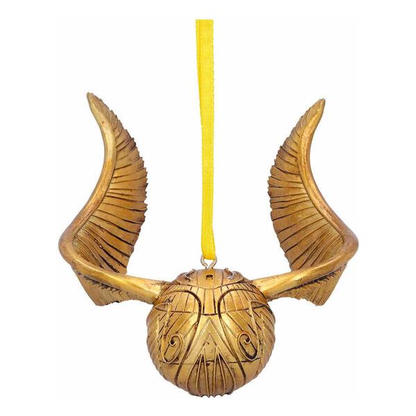 ADORNO NAVIDAD SNITCH DORADA HARRY POTTER - imagen 2