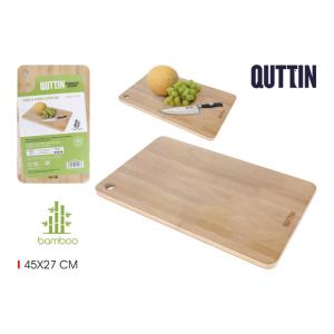 TABLA PARA CORTAR DE MADERA 45X27CM BAMBÚ QUTTIN