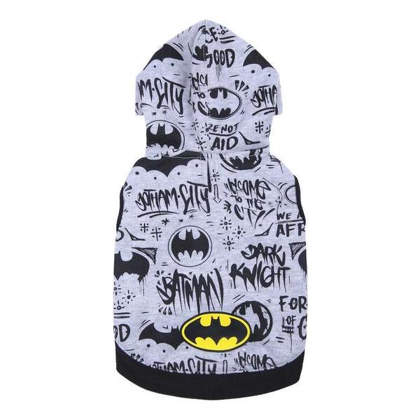 SUDADERA PARA PERRO XXS COTTON BRUSHED BATMAN BLACK - imagen 1