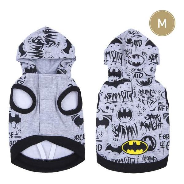 SUDADERA PARA PERRO M COTTON BRUSHED BATMAN BLACK