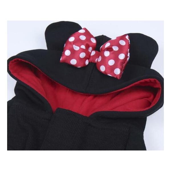 SUDADERA PARA PERRO XXS COTTON BRUSHED MINNIE BLACK - imagen 3