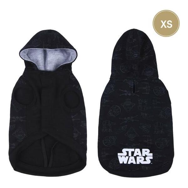 SUDADERA PARA PERRO XS COTTON BRUSHED STAR WARS DARTH VADER BLACK