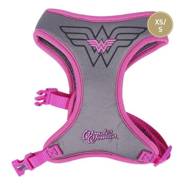 ARNÉS PARA PERROS XS/S WONDER WOMAN DARK PINK - imagen 3