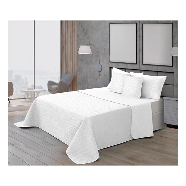 BOUTI MICROSATÉN 100 GR MODELO BLANCO PARA CAMA DE 90 (190X270CM.)