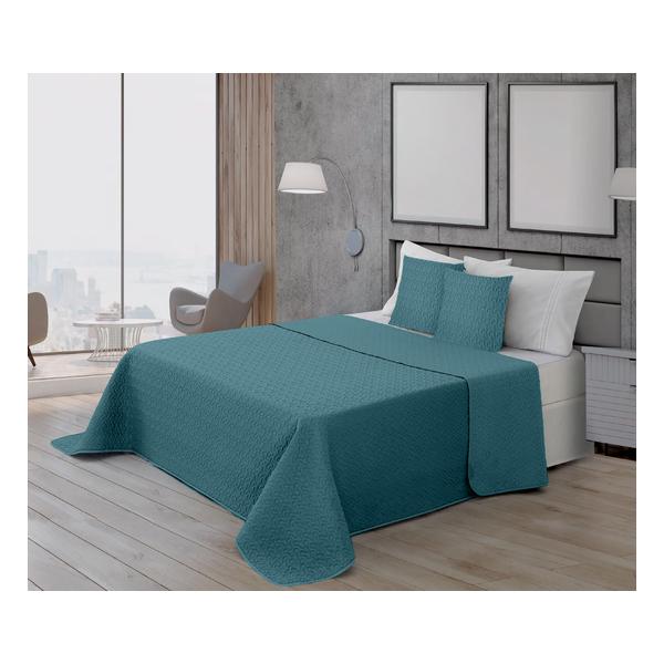 BOUTI MICROSATÉN 100 GR MODELO PETRÓLEO PARA CAMA DE 135 (235X270CM.)