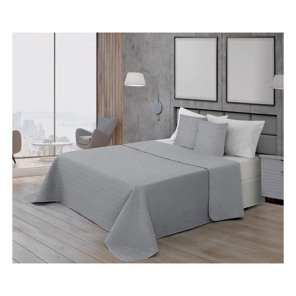 BOUTI MICROSATÉN 100 GR MODELO PLATA PARA CAMA DE 135 (235X270CM.)