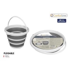 CUBO PLAST. PLEGABLE 10LT. CONFORTIME