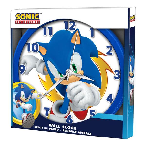 RELOJ PARED SONIC THE HEDGEHOG