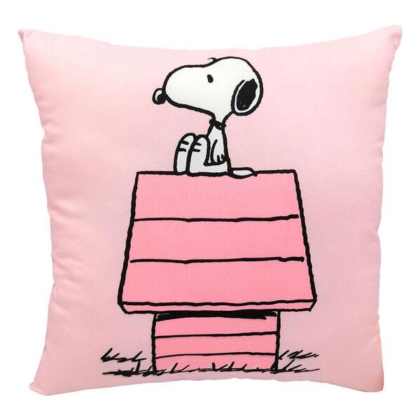 COJIN CASETA ROSA SNOOPY